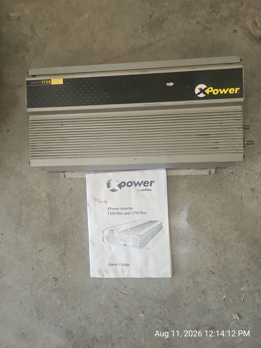 Xantrex XPower 1750 Plus Power Inverter with Owner's Manual