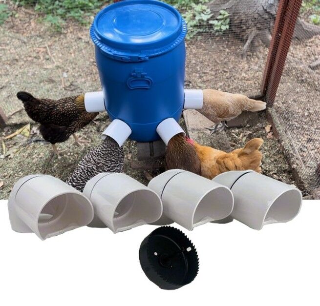 No Waste Chicken Feeder Kit