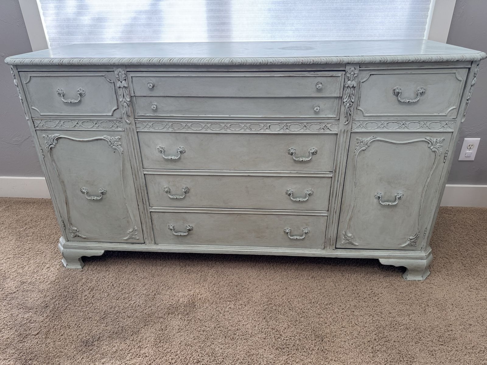 Antique Refurbished Buffet / Hutch