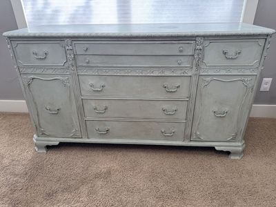 Antique Refurbished Buffet / Hutch