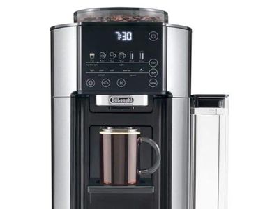 New De'Longhi TrueBrew Automatic Coffee Machine with Built-In Grinder