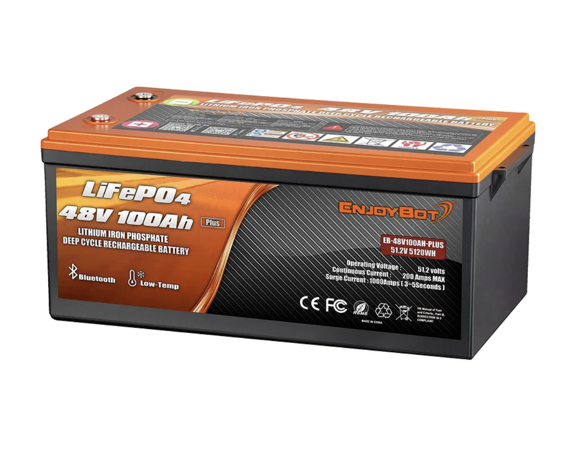 Brand new 48V 100AH Plus Enjoybot LifePO4 Lithium Battery