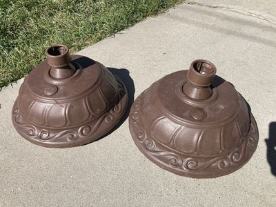 Cappuccino Umbrella Stand Base ($5 each) - fill w/water, sand, or cement