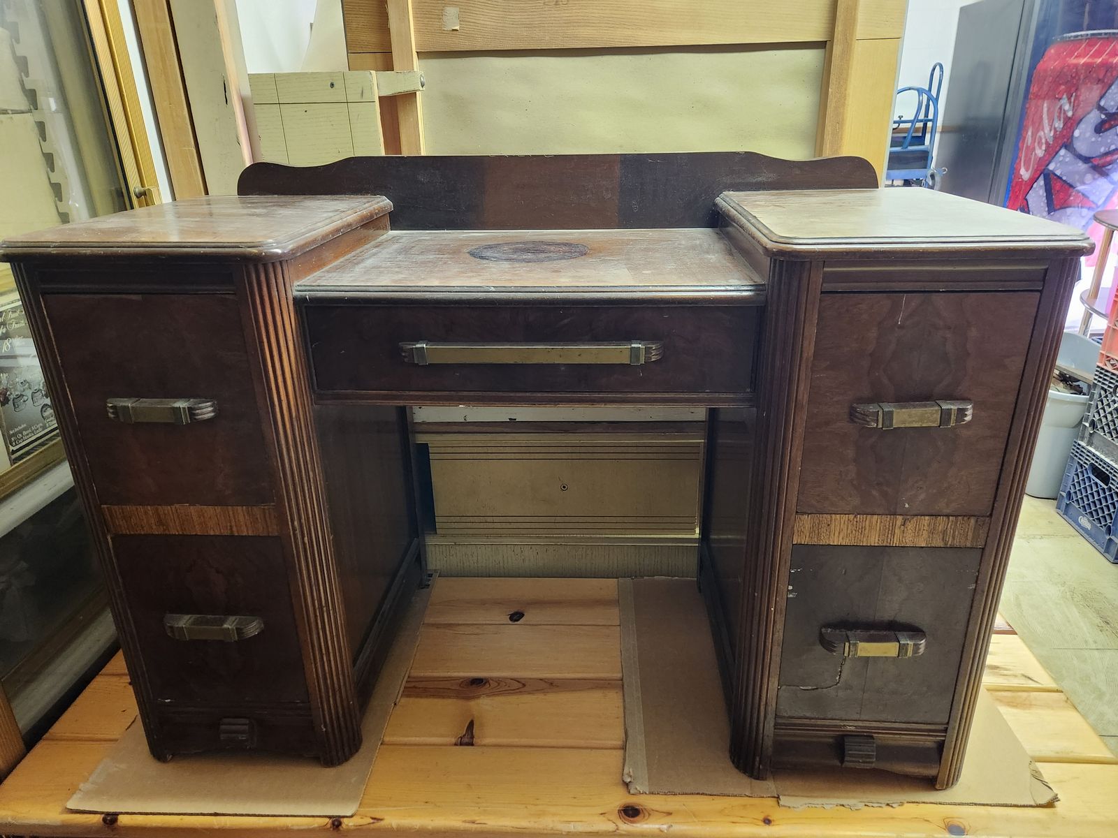 Antique Vanity / Dresser Project