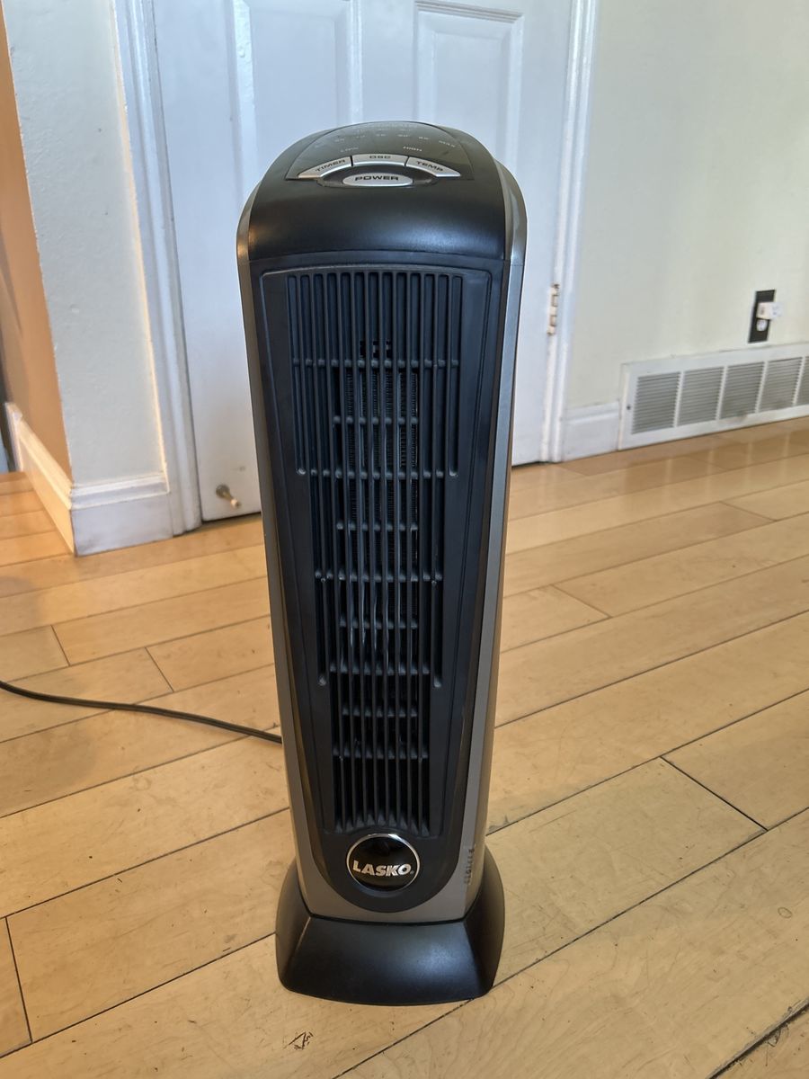 Lasko Oscillating Ceramic Tower Space Heater with Digital Controls