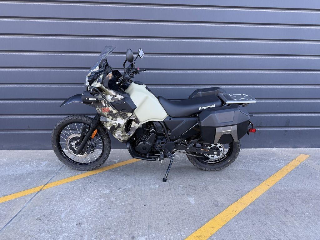2025 Kawasaki KLR®650 Adventure ABS Cypher Camo Beige