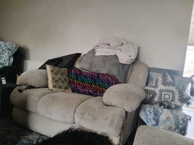 white recliner