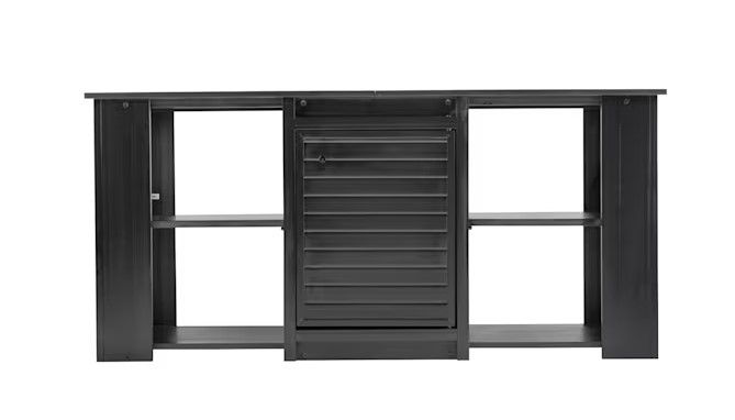 60" New Age Pet Reptile Habitat Cabinet Stand - BLACK