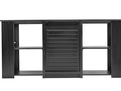 60" New Age Pet Reptile Habitat Cabinet Stand - BLACK