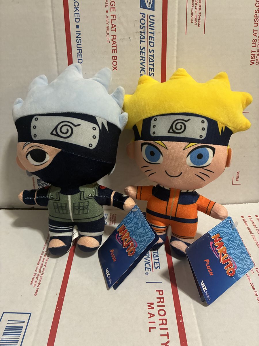 NEW Naruto 12” AND Kakashi 11”