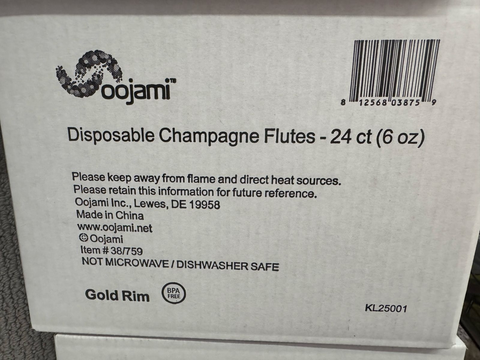 Disposable Champagne Flutes 6 oz