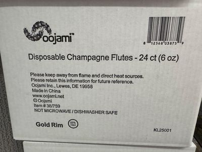 Disposable Champagne Flutes 6 oz