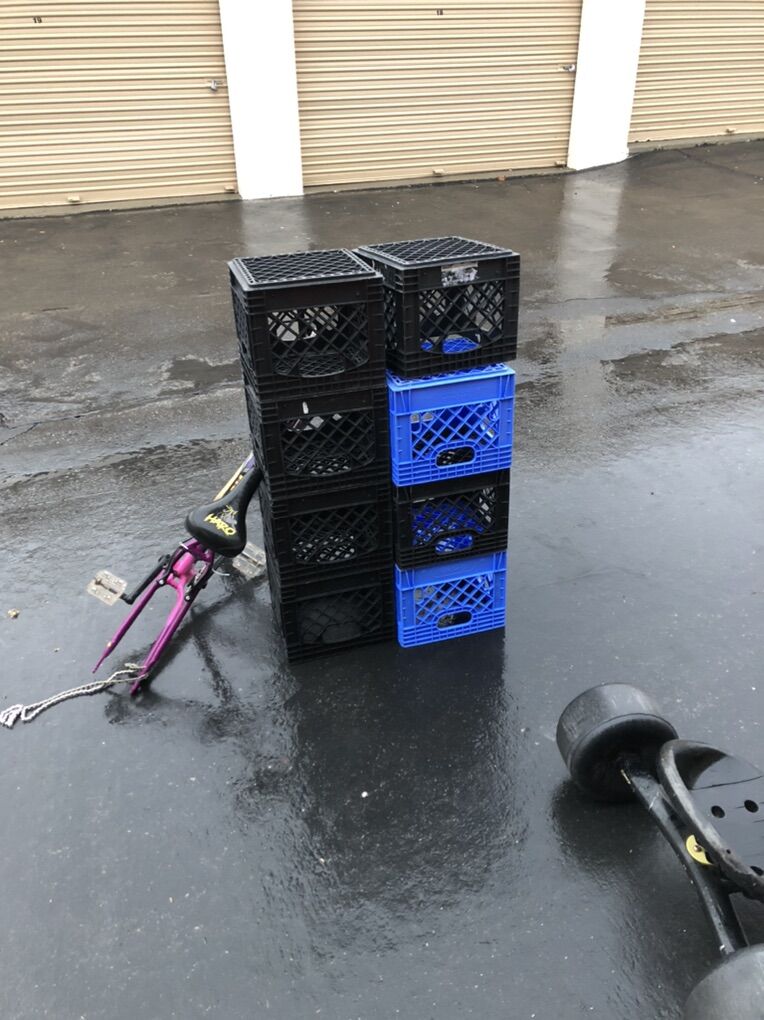 New Plastic Milk Crates