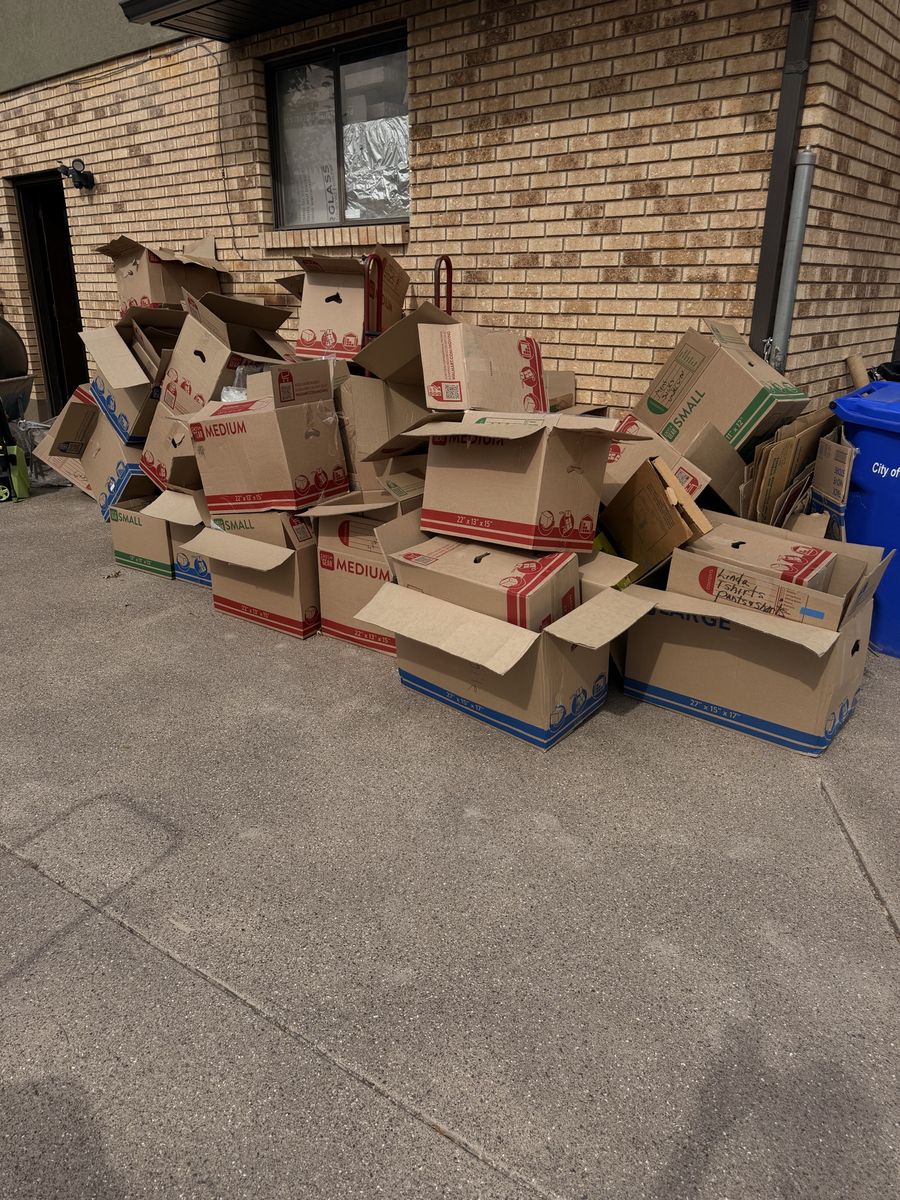 Assorted Moving Boxes - Small, Medium, Large Cardboard Boxes