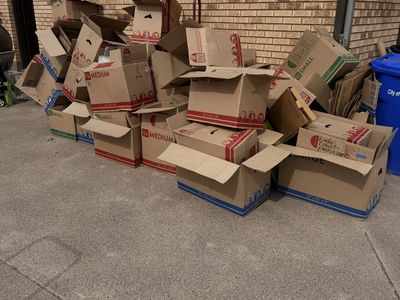 Assorted Moving Boxes - Small, Medium, Large Cardboard Boxes