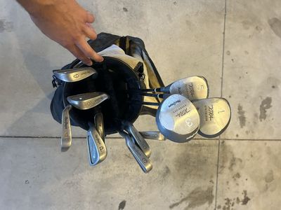 MacGregor XTRA 1,3,5 drivers 9,8,6,5,4,3,p stainless steel irons +putter