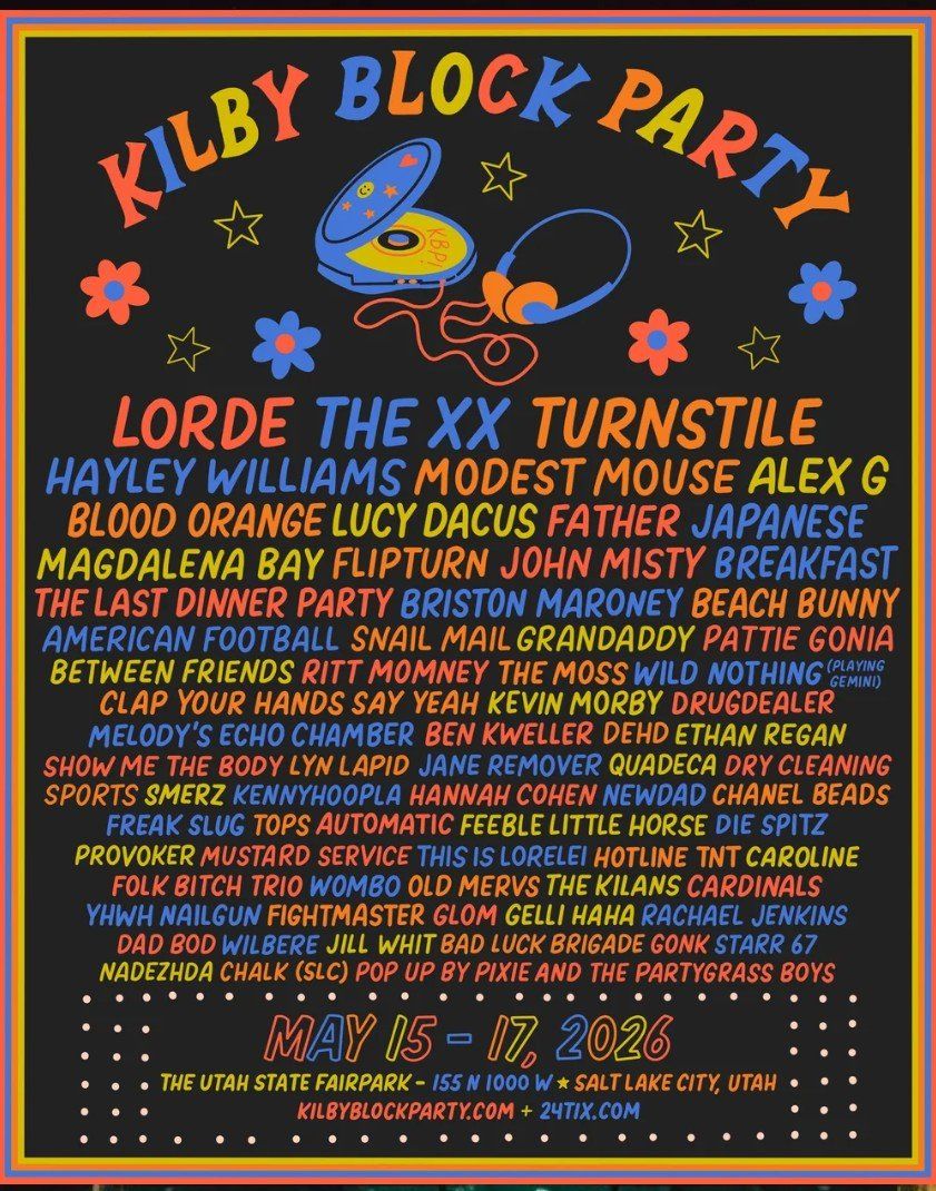 Kilby Block Party VIP 3-day pass