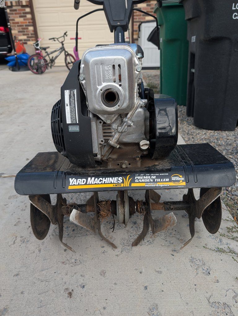 Yard Machines by MTD 5.0 Honda Engine Garden Tiller