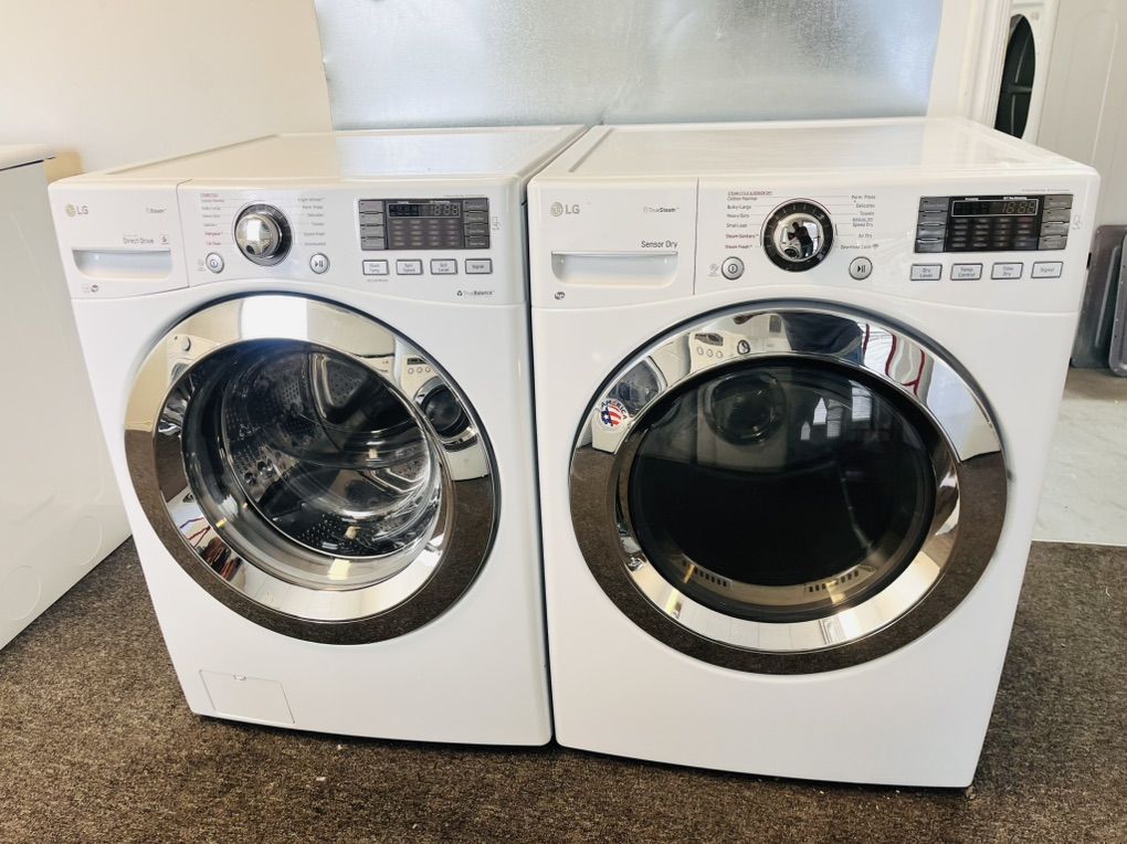 2020 LG Washer And Dryer Set With Steam Optio N
