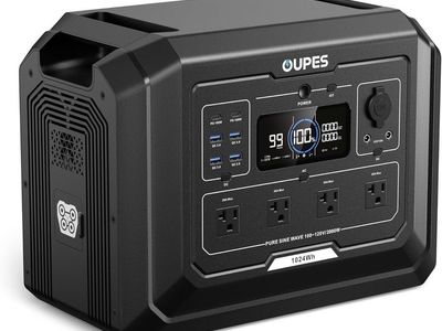 OUPES Mega 1 Home Backup & Portable Power Station | 2000W 1024Wh