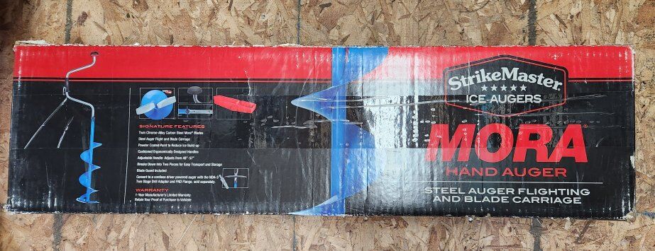 Strike Master Mora 6" Hand Auger Ice Fishing