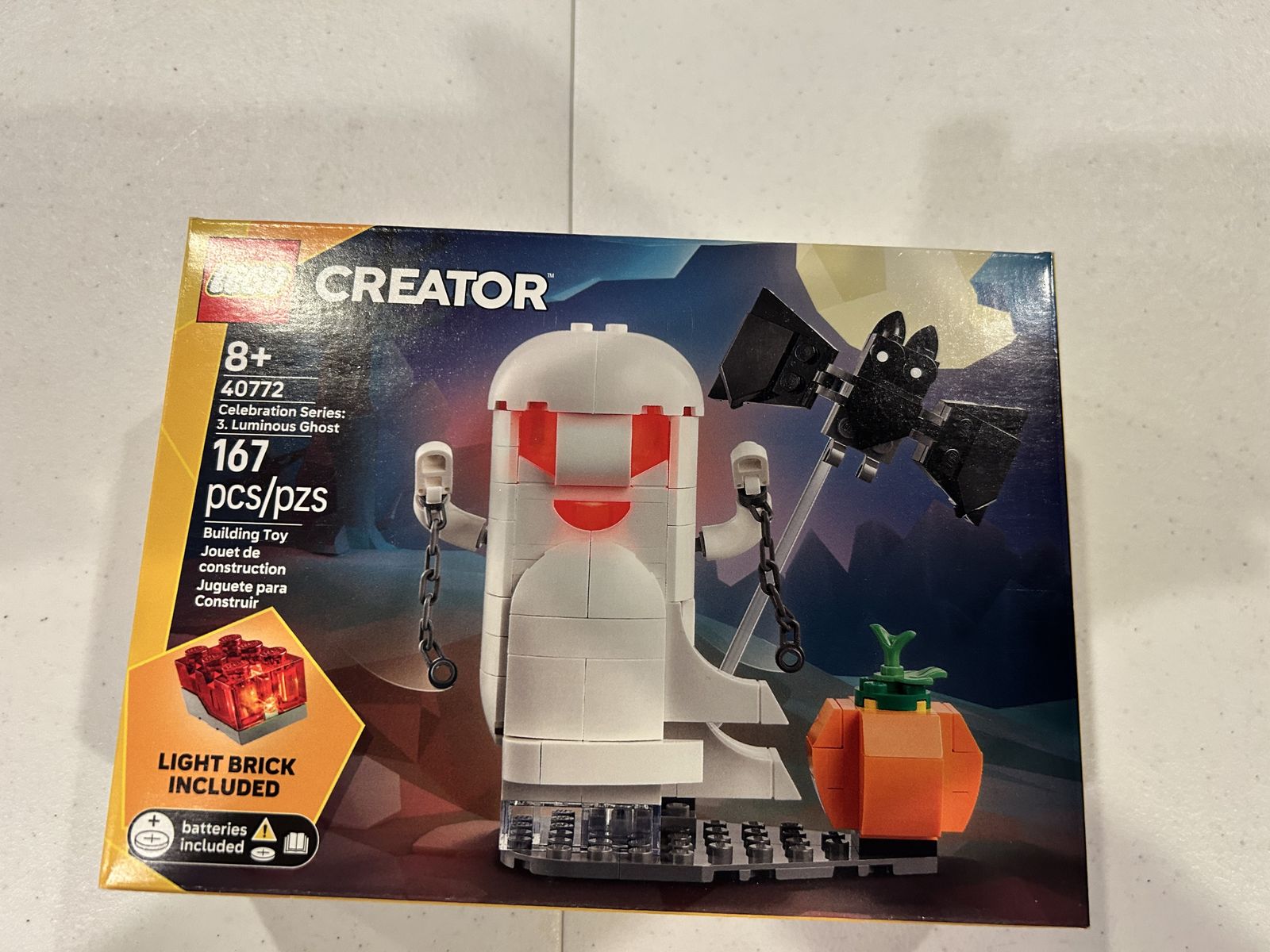 LEGO Creator 40772 Celebration Series Luminous Ghost Building Set New