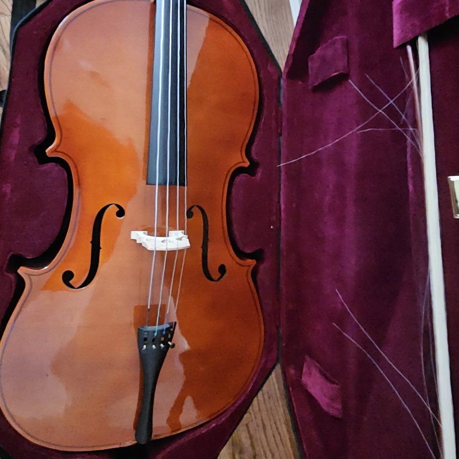 Cello 4/4 with Stand and Case