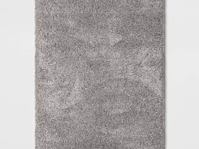 7'1"X10' Solid Eyelash Woven Shag Rug Gray - Threshold™ Target