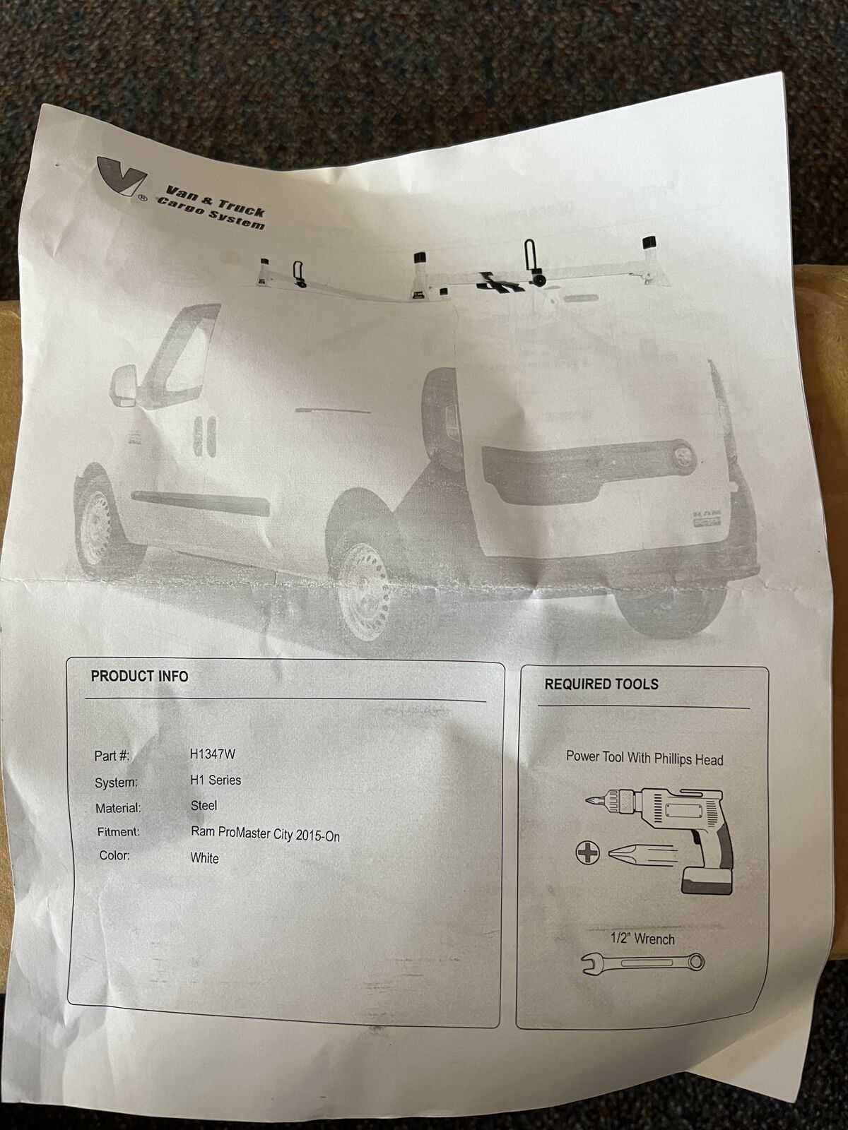 Brand New Roof Rack system