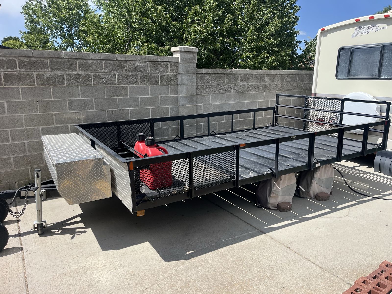 Voyager all metal trailer 8’ x 14’