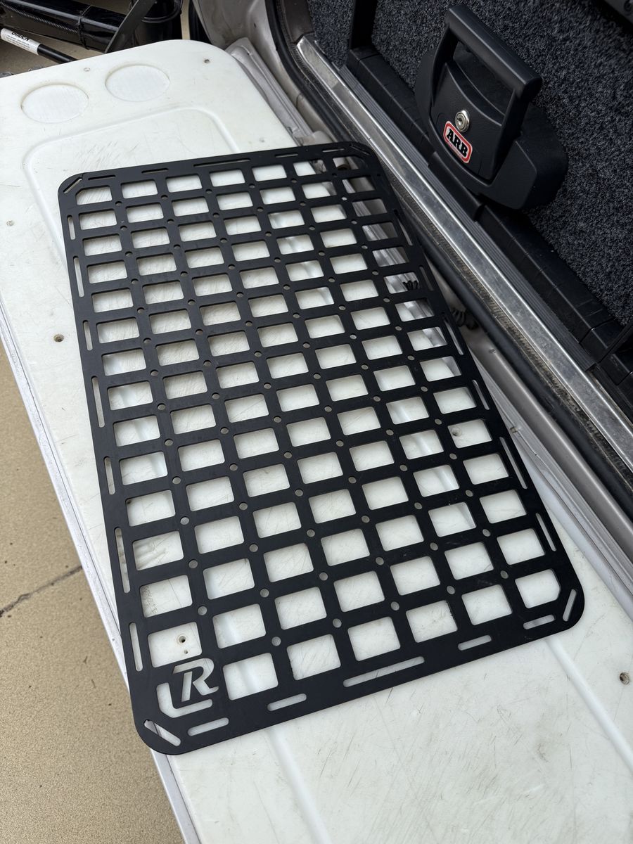 Steel molle panel 15” x 24”