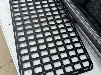 Steel molle panel 15” x 24”