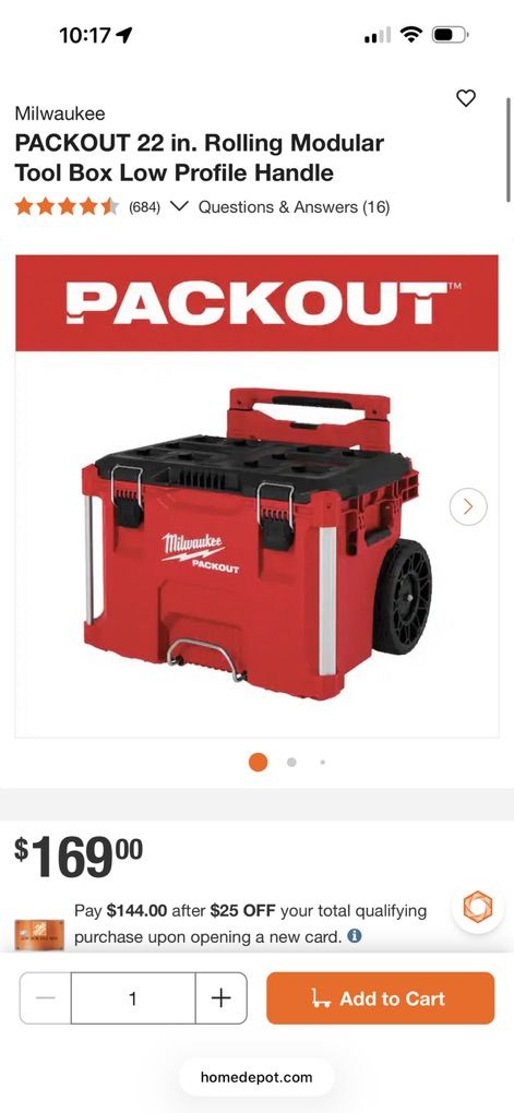 Milwaukee Rolling Pack Out