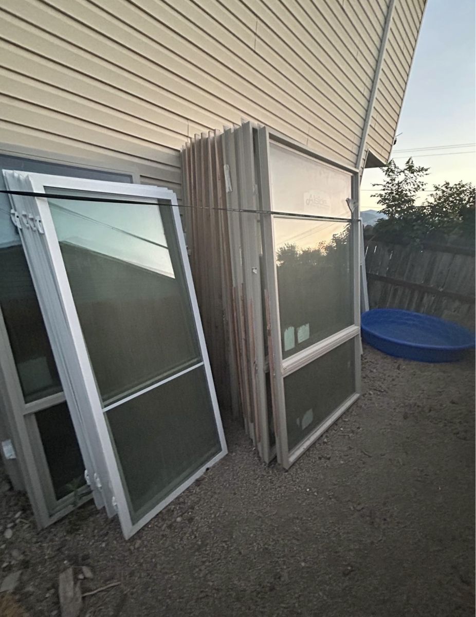 Alside Window Systems Lot - Assorted Sizes and Styles