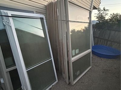 Alside Window Systems Lot - Assorted Sizes and Styles