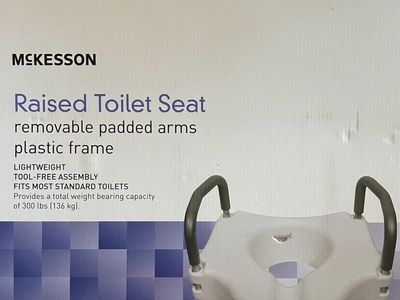 NEW IN BOX Raised Toilet Seat