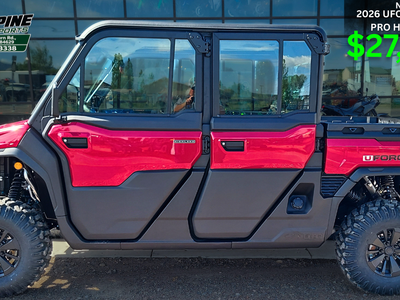 2026 CFMOTO UFORCE U10 XL Pro Highland | HVAC Cab | 6-Passenger | Hunting & Ranch Ready