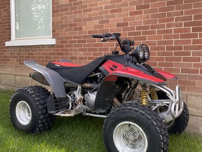 1998 Yamaha Warrior 4 wheeler Red/Black