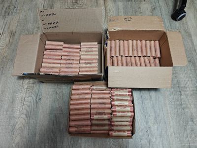 Original Bank-Wrapped (OBW), unopened rolls of 1960–1963 Denver Lincoln cents