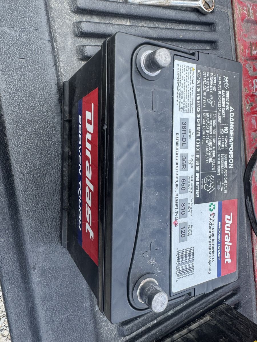 Duralast Group Size 36R Battery 36R-DL