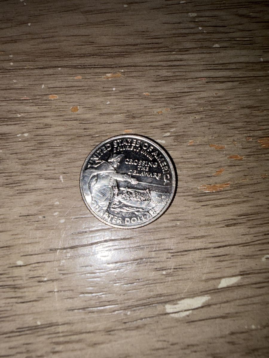 2021 US Washington Crossing the Delaware Quarter Dollar Coin
