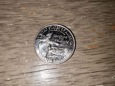 2021 US Washington Crossing the Delaware Quarter Dollar Coin