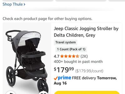 Jeep Jogging Stroller