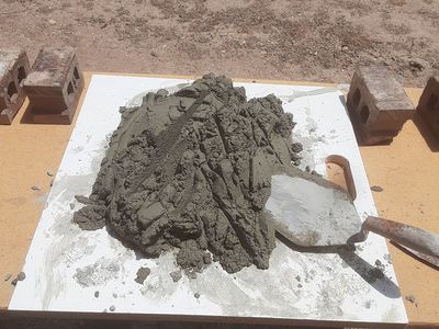 Brick Laying Mortar / Mud Board
