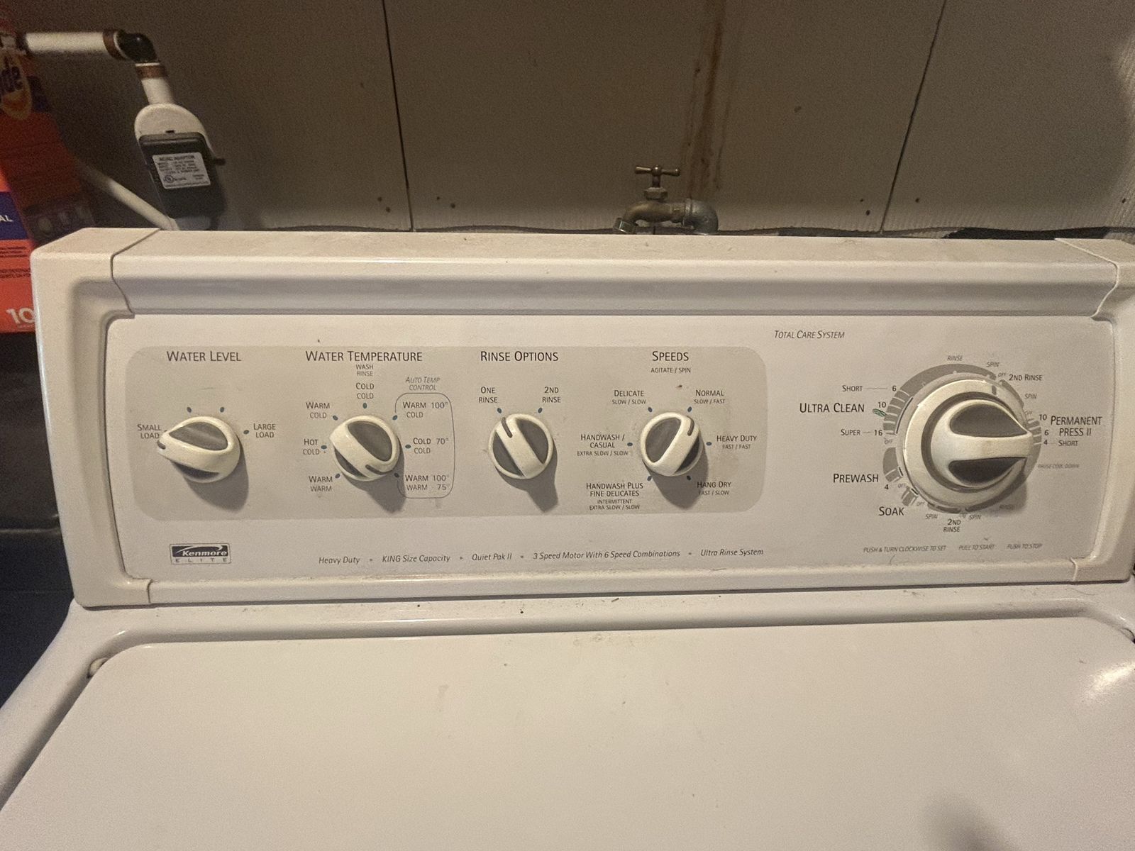 Kenmore Model 110.23012100 Top Load Washing Machine for Parts/Repair