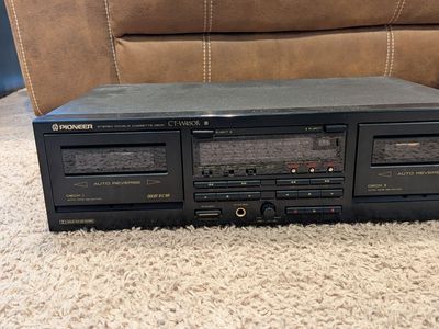 Pioneer Stereo Double Cassette Deck CT-W45OR