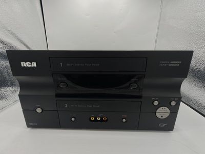 Vintage RCA VRD120HF Dual Deck VCR VHS HQ Dubbing