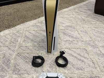 Sony PlayStation 5 PS5 Disc Edition Console w/ Controller & Cords - Gold Skin