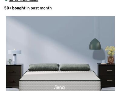 NEW! Siena 10” Full Hybrid Firm Mattress