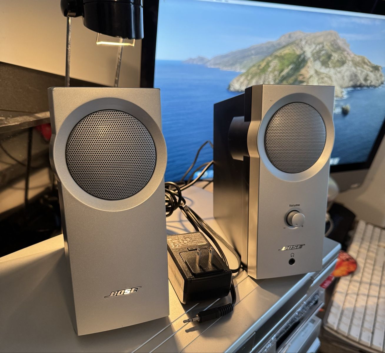 Bose Companion 2 Series I Multimedia Speaker System - Silver with Volume Control
